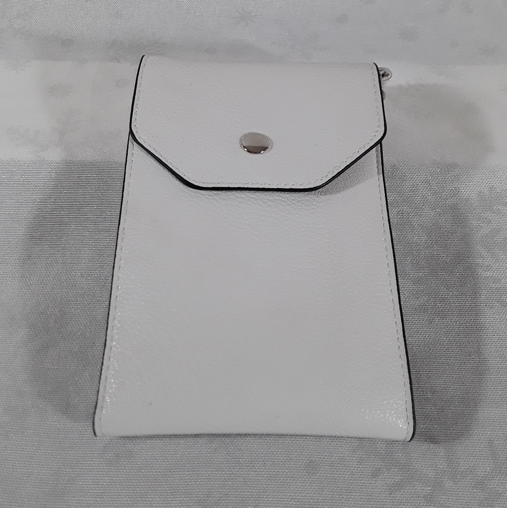 Nwot Crossbody moble device carrier in white